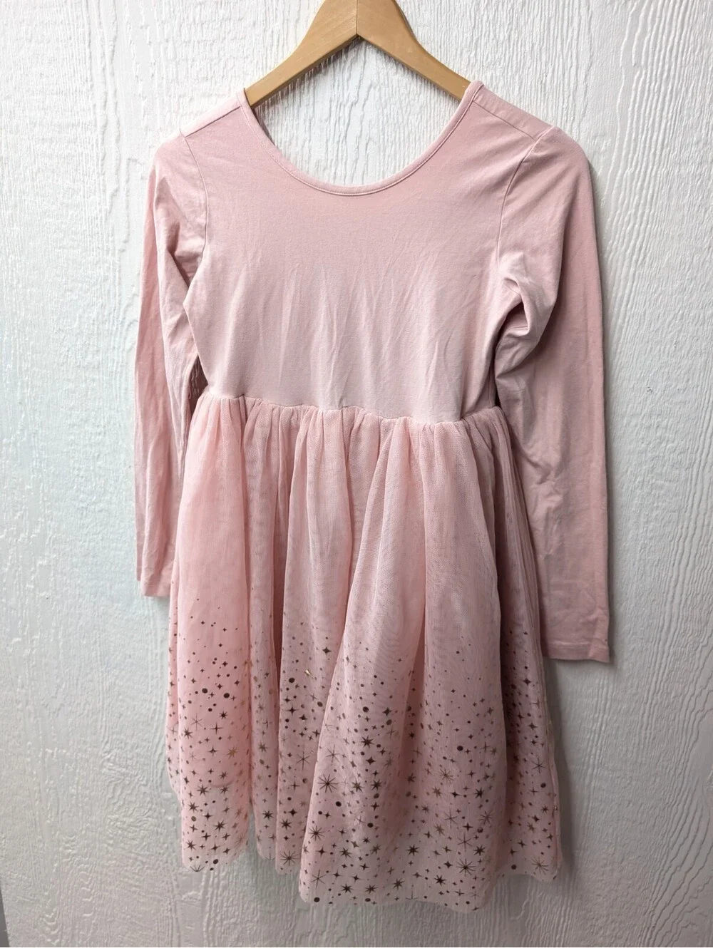 Hanna Andersson Pink Tulle Party Dress Fairy Princess Twirl Girl's Size 12 150cm